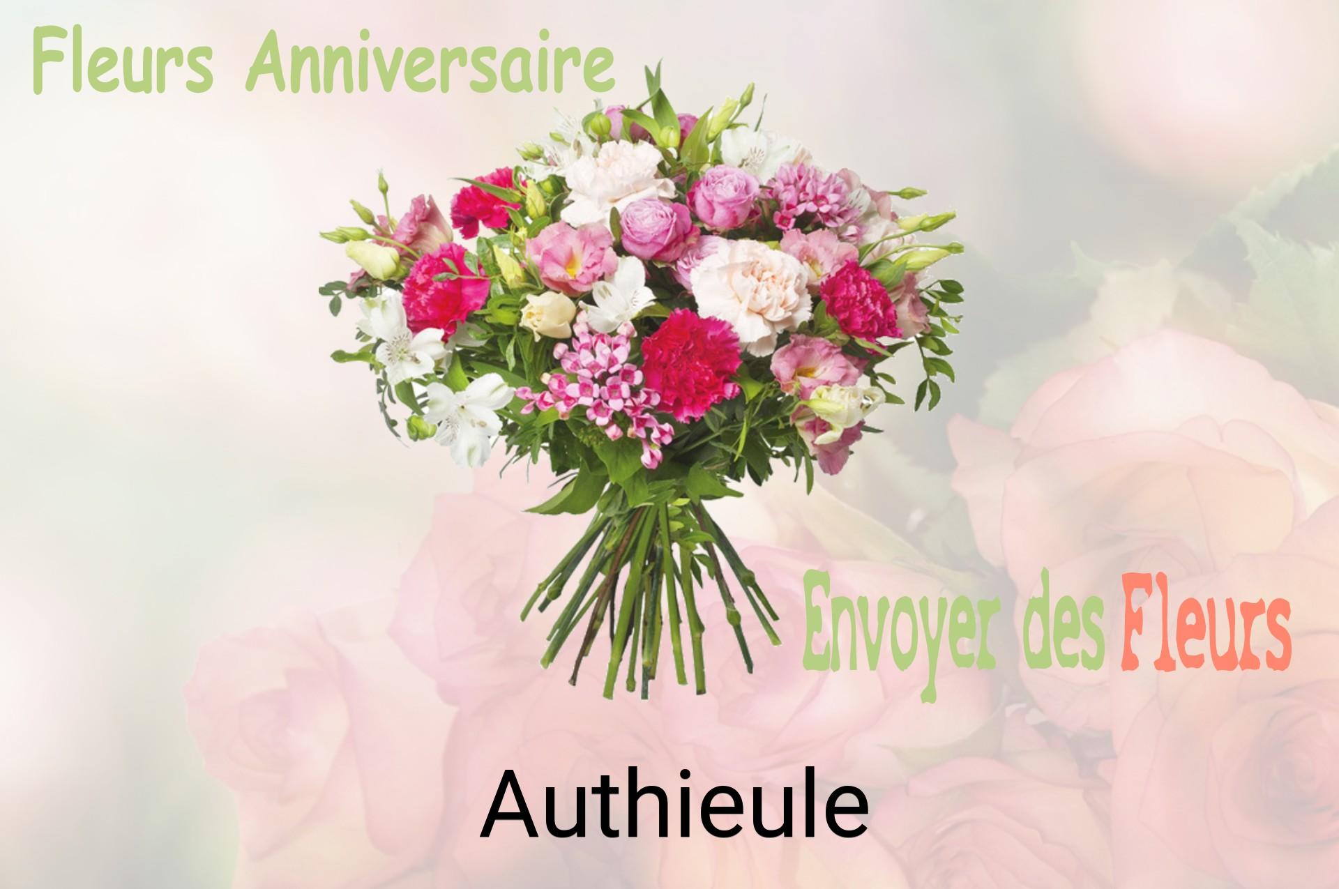 Bouquet de fleurs d’anniversaire livré à Authieule