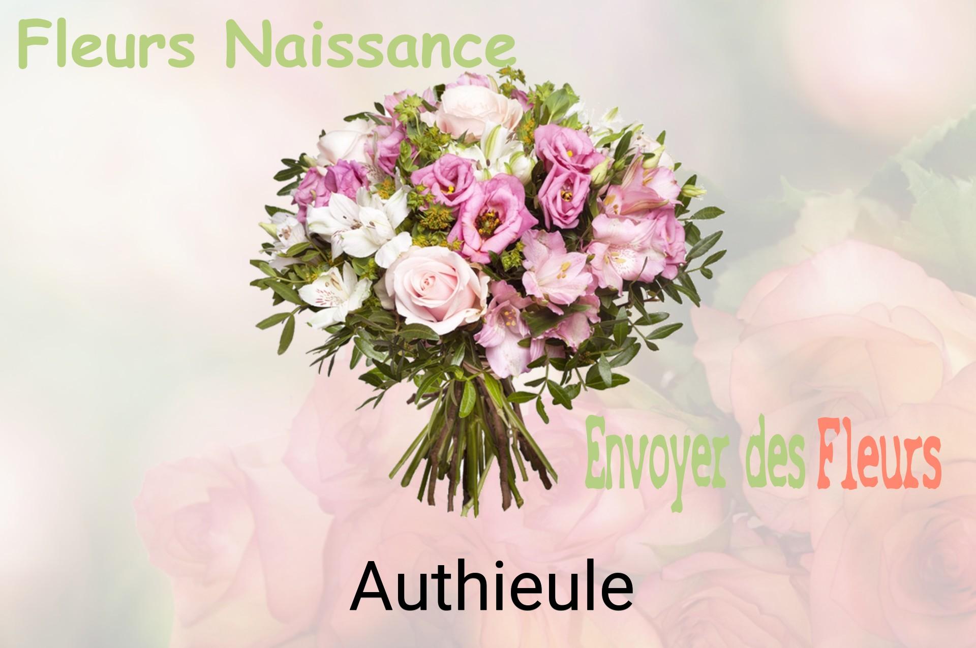 Bouquet de fleurs de naissance livré à Authieule